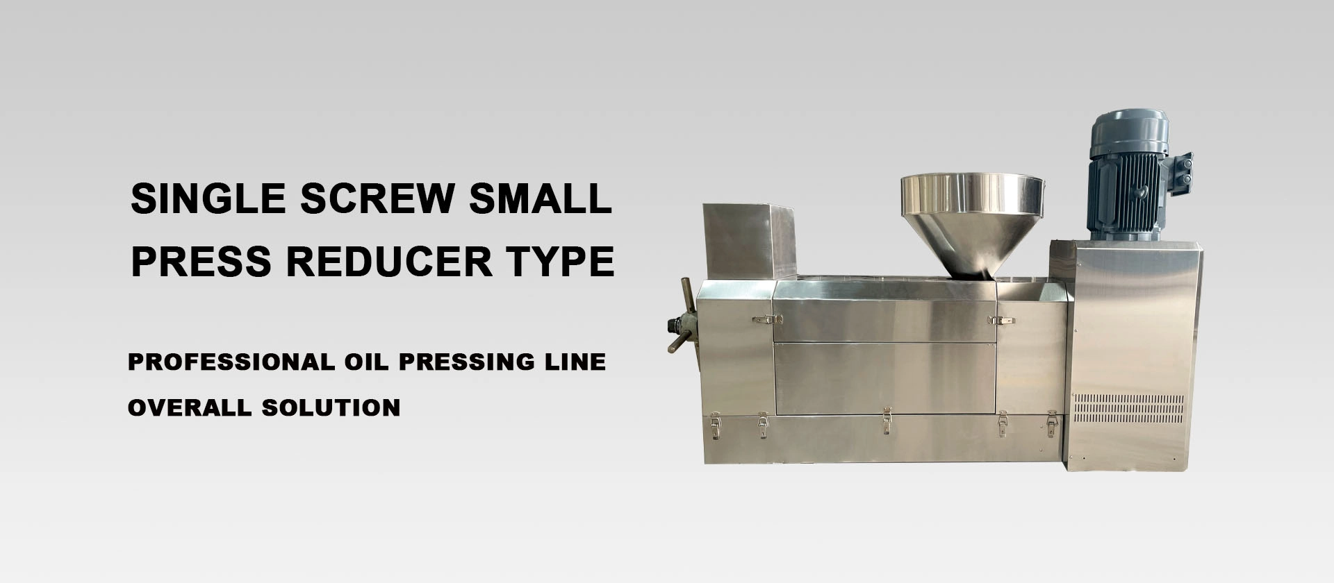 Oil Pressing Equipment Banner