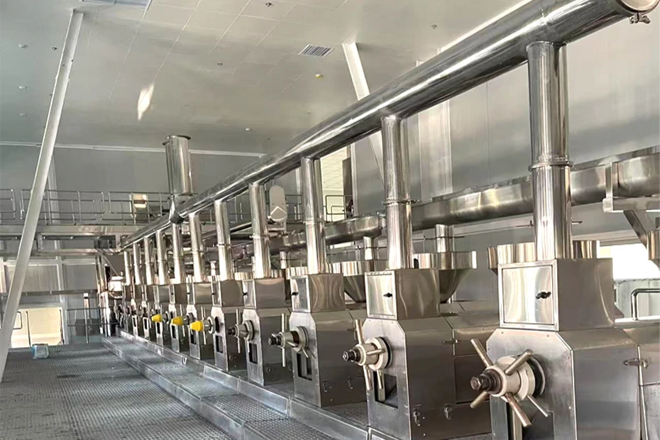 Pressing area