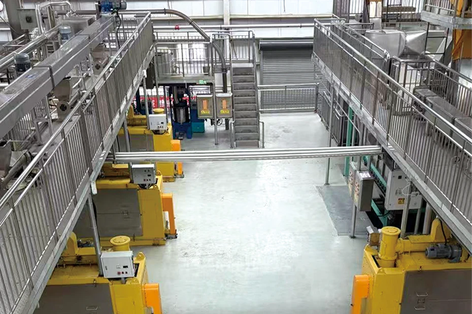 Oil pressing area